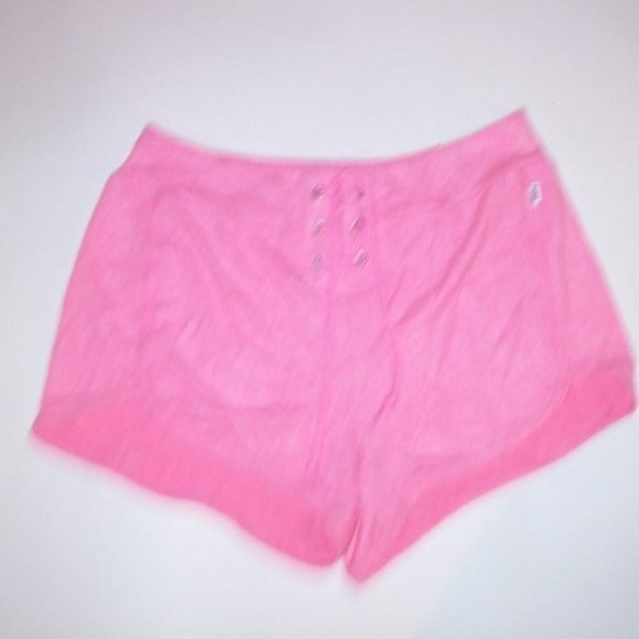 Victoria Secret PINK High Waist Short Small Solid Pink Sleepwear Bottom New With - Picture 2 of 6